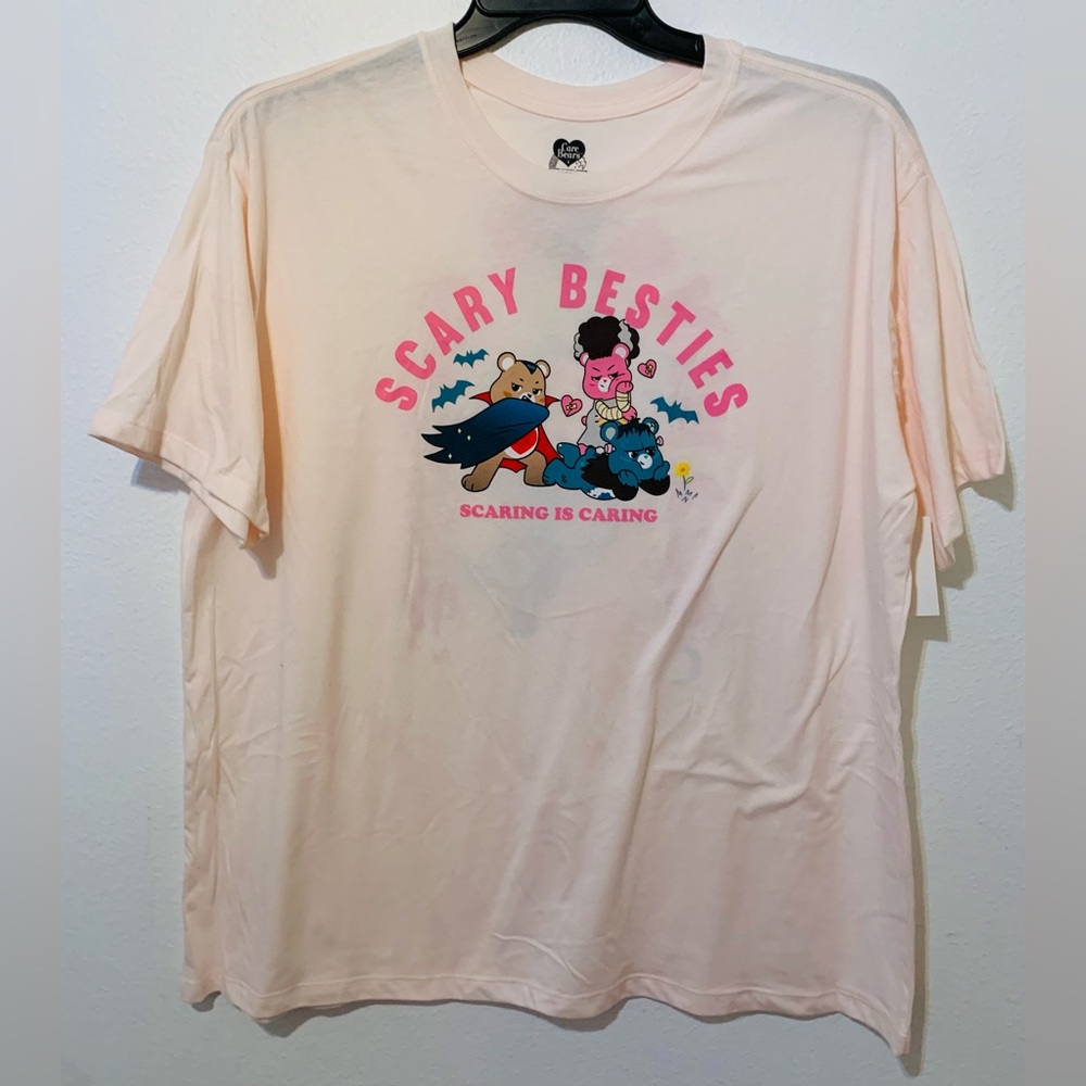 Care Bears Sz XXL 20 Women’s Scary Besties Graphic Tee Pink